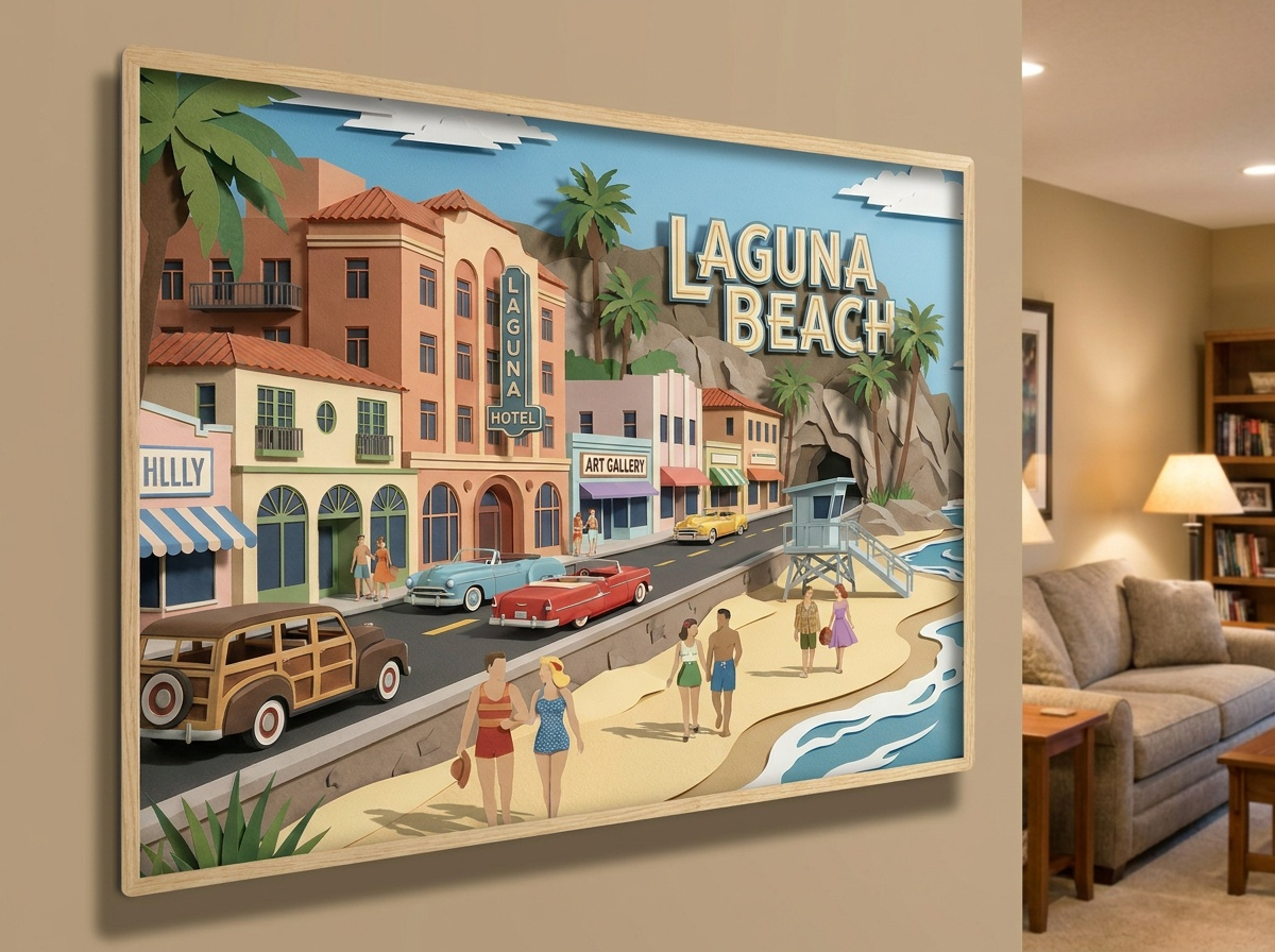 ArtWorld 3D wall display mockup 2.
