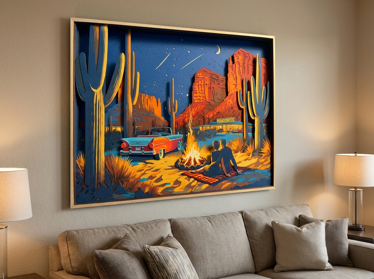 ArtWorld 3D wall display mockup 4.